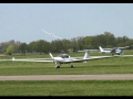 Engine failure forced landing glider Teuge Airport
