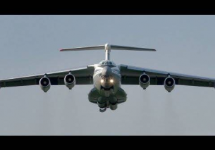 Russian Air Force Ilyushin IL-76MD takeoff at Graz Airport | RA-78818