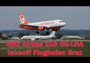 NIKI HG270P A319 landing Flughafen Graz | OE-LNA