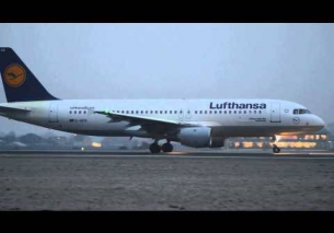 Lufthansa A320 takeoff Flughafen Graz | D-AIPR