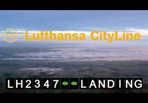Lufthansa CRJ-900 LH 2347 Graz – München | landing Flughafen München