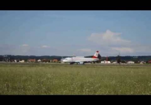 Austrian Airlines A320 takeoffs Flughafen Graz | OE-LBO