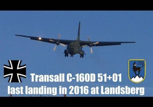 Transall C-160D last landing