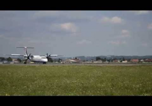 Croatia Airlines DHC-8 Takeoff Flughafen Graz | A9-CQE