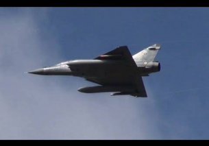 FAF Mirage 2000 Afterburner takeoff NATO Frisian Flag 2013 EHLW