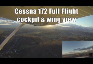 dieflugschule.at Cessna 172 full flight | cockpit